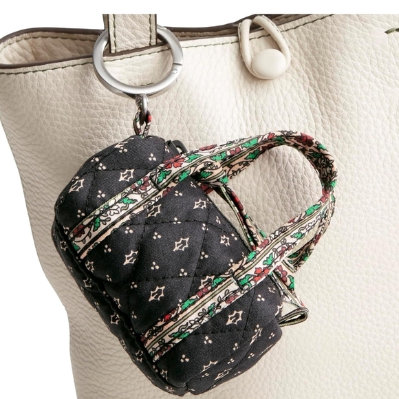 Vera Bradley Premium Cotton Original Duffel BAG CHARM - Picture 2 of 3